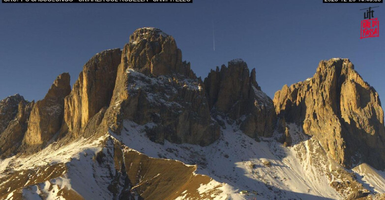 Webcam Campitello-Mazzin-Col Rodella - Campitello di Fassa - Col Rodella - Gruppo del Sassolungo