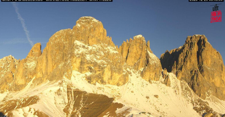 Webcam Campitello-Mazzin-Col Rodella - Campitello di Fassa - Col Rodella - Gruppo del Sassolungo