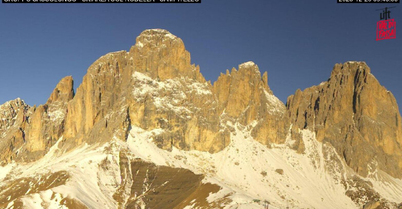 Webcam Campitello-Mazzin-Col Rodella - Campitello di Fassa - Col Rodella - Gruppo del Sassolungo