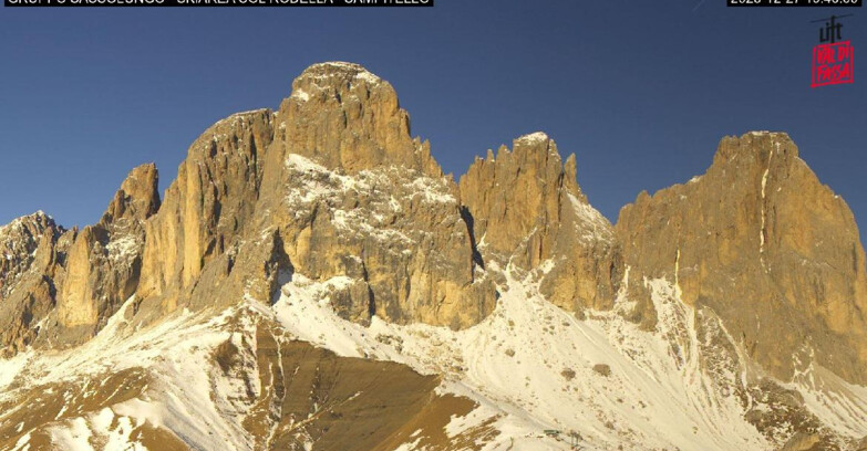 Webcam Campitello-Mazzin-Col Rodella  - Campitello di Fassa - Col Rodella - Gruppo del Sassolungo