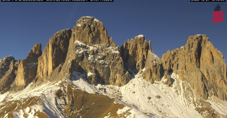 Webcam Campitello-Mazzin-Col Rodella  - Campitello di Fassa - Col Rodella - Gruppo del Sassolungo