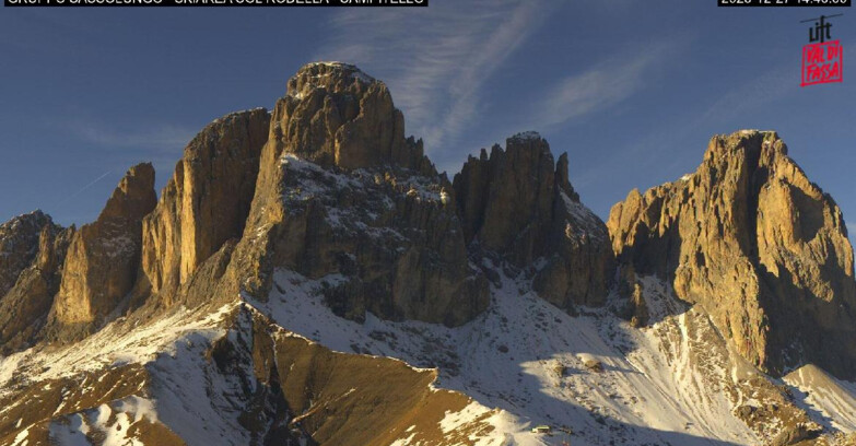 Webcam Campitello-Mazzin-Col Rodella  - Campitello di Fassa - Col Rodella - Gruppo del Sassolungo