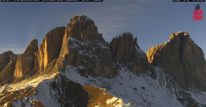 Webcam Campitello-Mazzin-Col Rodella  - Campitello di Fassa - Col Rodella - Gruppo del Sassolungo