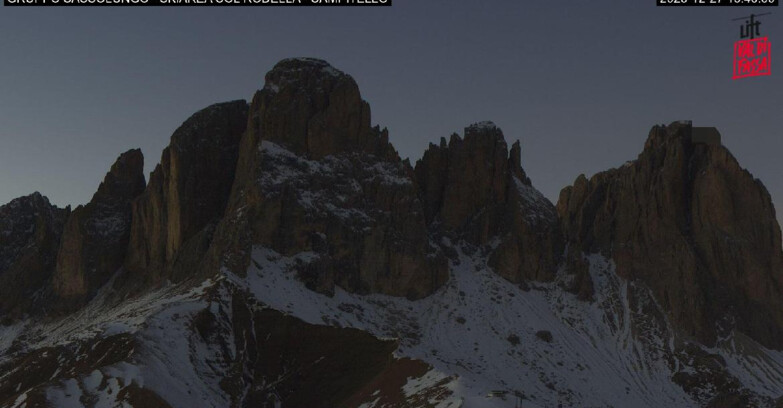 Webcam Campitello-Mazzin-Col Rodella  - Campitello di Fassa - Col Rodella - Gruppo del Sassolungo