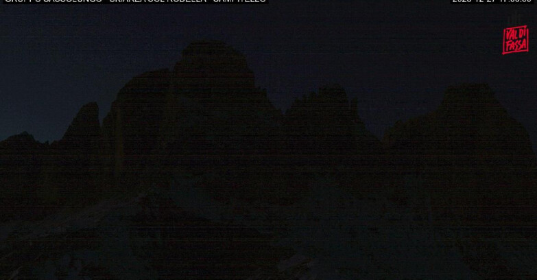 Webcam Campitello-Mazzin-Col Rodella  - Campitello di Fassa - Col Rodella - Gruppo del Sassolungo
