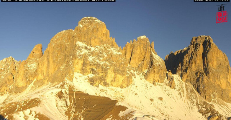 Webcam Campitello-Mazzin-Col Rodella - Campitello di Fassa - Col Rodella - Gruppo del Sassolungo
