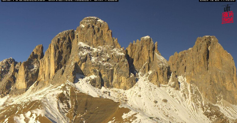Webcam Campitello-Mazzin-Col Rodella - Campitello di Fassa - Col Rodella - Gruppo del Sassolungo