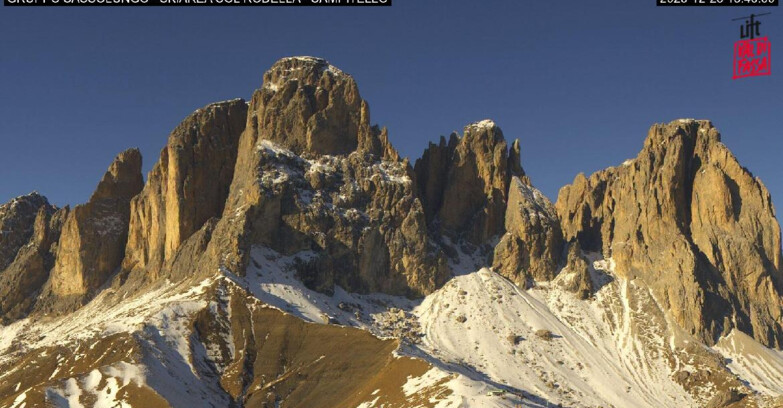 Webcam Campitello-Mazzin-Col Rodella - Campitello di Fassa - Col Rodella - Gruppo del Sassolungo