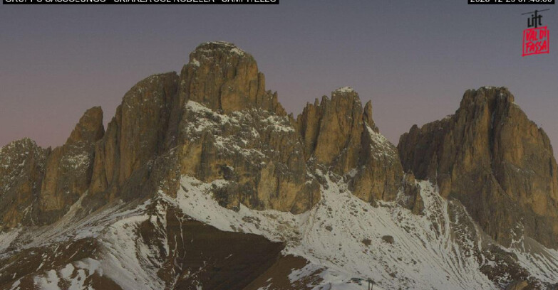 Webcam Campitello-Mazzin-Col Rodella - Campitello di Fassa - Col Rodella - Gruppo del Sassolungo