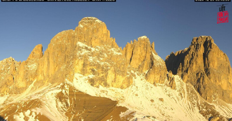 Webcam Campitello-Mazzin-Col Rodella - Campitello di Fassa - Col Rodella - Gruppo del Sassolungo