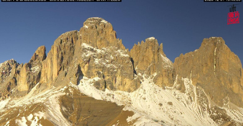 Webcam Campitello-Mazzin-Col Rodella - Campitello di Fassa - Col Rodella - Gruppo del Sassolungo