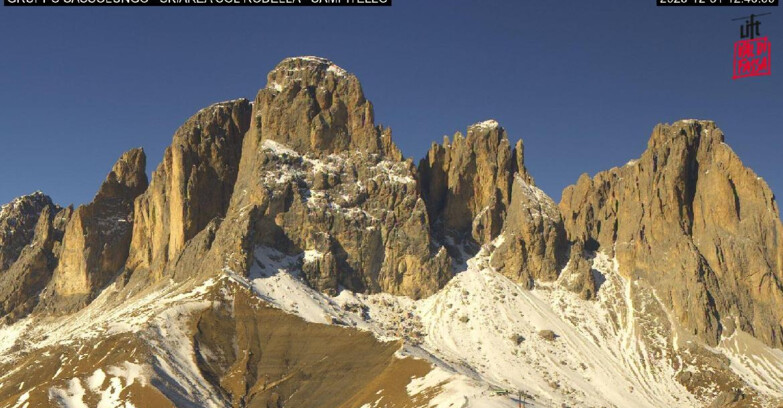 Webcam Campitello-Mazzin-Col Rodella - Campitello di Fassa - Col Rodella - Gruppo del Sassolungo