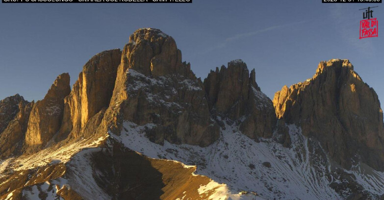 Webcam Campitello-Mazzin-Col Rodella - Campitello di Fassa - Col Rodella - Gruppo del Sassolungo