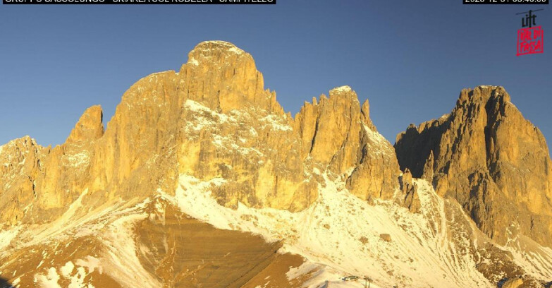 Webcam Campitello-Mazzin-Col Rodella - Campitello di Fassa - Col Rodella - Gruppo del Sassolungo