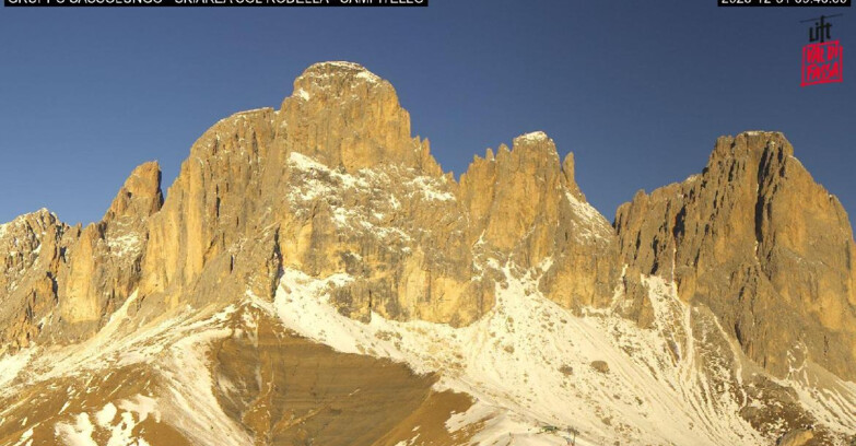 Webcam Campitello-Mazzin-Col Rodella - Campitello di Fassa - Col Rodella - Gruppo del Sassolungo