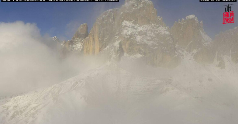 Webcam Campitello-Mazzin-Col Rodella - Campitello di Fassa - Col Rodella - Gruppo del Sassolungo