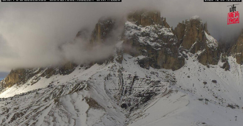 Webcam Campitello-Mazzin-Col Rodella - Campitello di Fassa - Col Rodella - Gruppo del Sassolungo