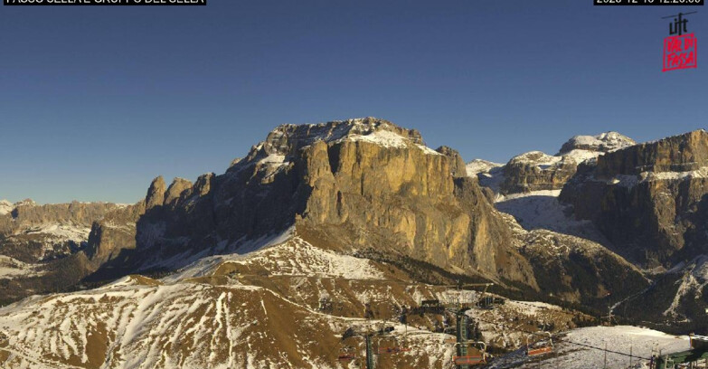 Webcam Campitello-Mazzin-Col Rodella - Canazei - Passo Pordoi - Sass Pordoi