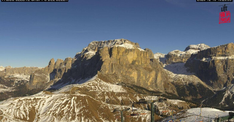 Webcam Campitello-Mazzin-Col Rodella - Canazei - Passo Pordoi - Sass Pordoi