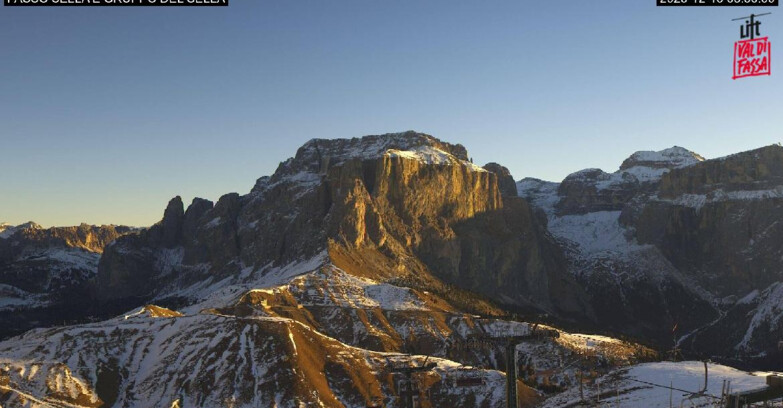 Webcam Campitello-Mazzin-Col Rodella - Canazei - Passo Pordoi - Sass Pordoi