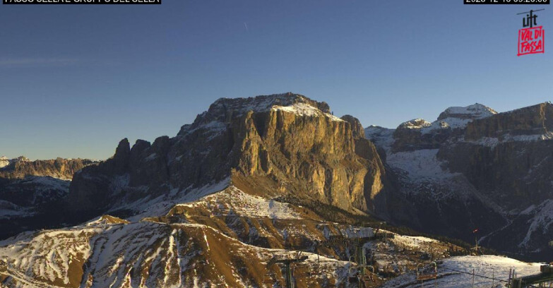 Webcam Campitello-Mazzin-Col Rodella - Canazei - Passo Pordoi - Sass Pordoi