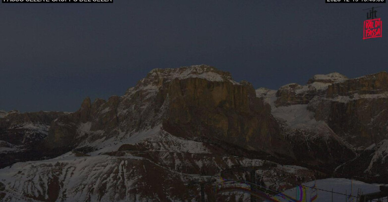 Webcam Campitello-Mazzin-Col Rodella - Canazei - Passo Pordoi - Sass Pordoi