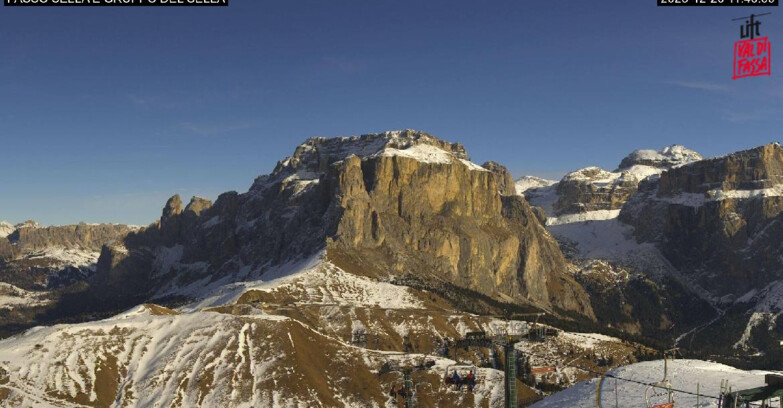 Webcam Campitello-Mazzin-Col Rodella - Canazei - Passo Pordoi - Sass Pordoi