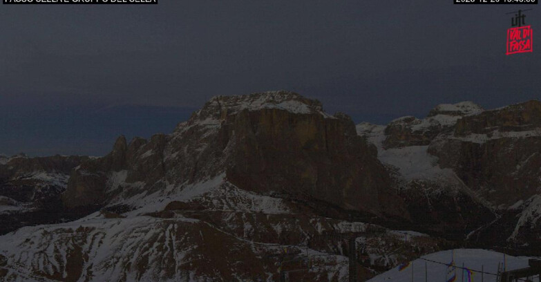 Webcam Campitello-Mazzin-Col Rodella - Canazei - Passo Pordoi - Sass Pordoi
