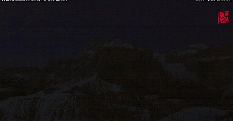 Webcam Campitello-Mazzin-Col Rodella - Canazei - Passo Pordoi - Sass Pordoi