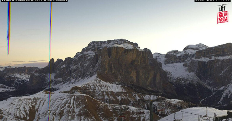 Webcam Campitello-Mazzin-Col Rodella - Canazei - Passo Pordoi - Sass Pordoi
