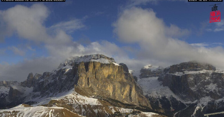 Webcam Campitello-Mazzin-Col Rodella  - Canazei - Passo Pordoi - Sass Pordoi