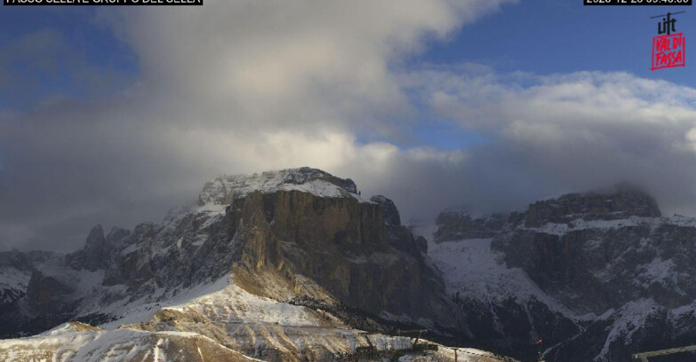 Webcam Campitello-Mazzin-Col Rodella  - Canazei - Passo Pordoi - Sass Pordoi