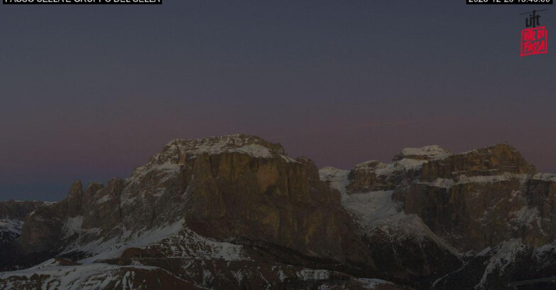 Webcam Campitello-Mazzin-Col Rodella  - Canazei - Passo Pordoi - Sass Pordoi