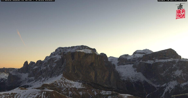 Webcam Campitello-Mazzin-Col Rodella  - Canazei - Passo Pordoi - Sass Pordoi