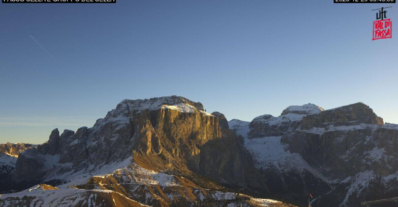 Webcam Campitello-Mazzin-Col Rodella  - Canazei - Passo Pordoi - Sass Pordoi