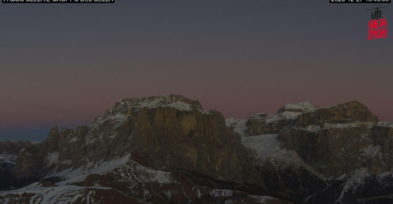 Webcam Campitello-Mazzin-Col Rodella - Canazei - Passo Pordoi - Sass Pordoi