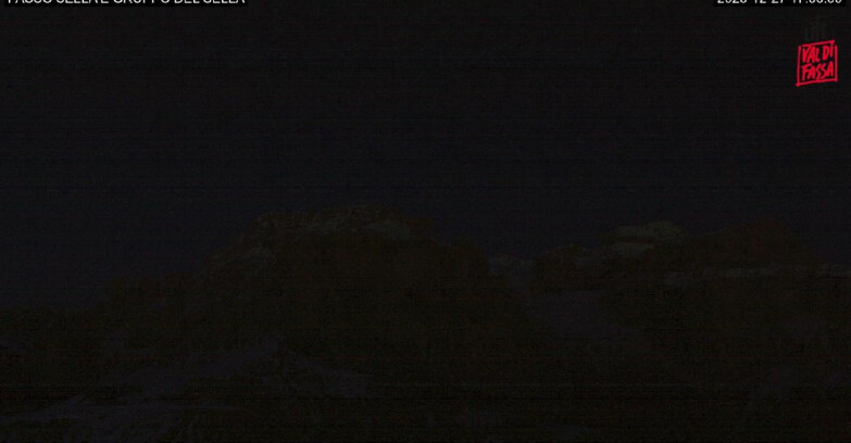 Webcam Campitello-Mazzin-Col Rodella - Canazei - Passo Pordoi - Sass Pordoi