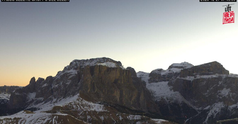 Webcam Campitello-Mazzin-Col Rodella - Canazei - Passo Pordoi - Sass Pordoi