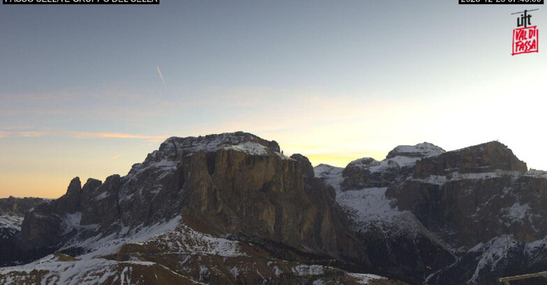 Webcam Campitello-Mazzin-Col Rodella - Canazei - Passo Pordoi - Sass Pordoi
