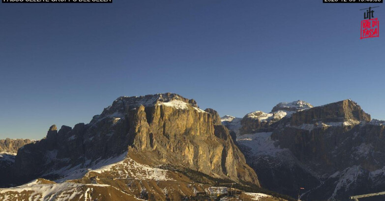 Webcam Campitello-Mazzin-Col Rodella - Canazei - Passo Pordoi - Sass Pordoi