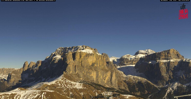 Webcam Campitello-Mazzin-Col Rodella - Canazei - Passo Pordoi - Sass Pordoi