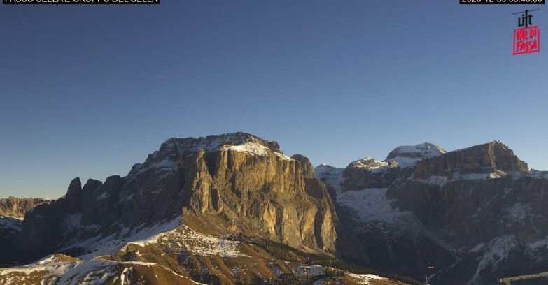 Webcam Campitello-Mazzin-Col Rodella - Canazei - Passo Pordoi - Sass Pordoi