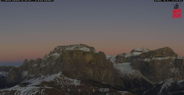 Webcam Campitello-Mazzin-Col Rodella - Canazei - Passo Pordoi - Sass Pordoi
