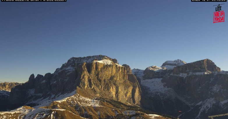 Webcam Campitello-Mazzin-Col Rodella - Canazei - Passo Pordoi - Sass Pordoi