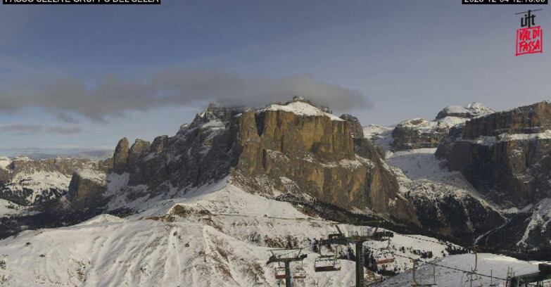 Webcam Campitello-Mazzin-Col Rodella - Canazei - Passo Pordoi - Sass Pordoi