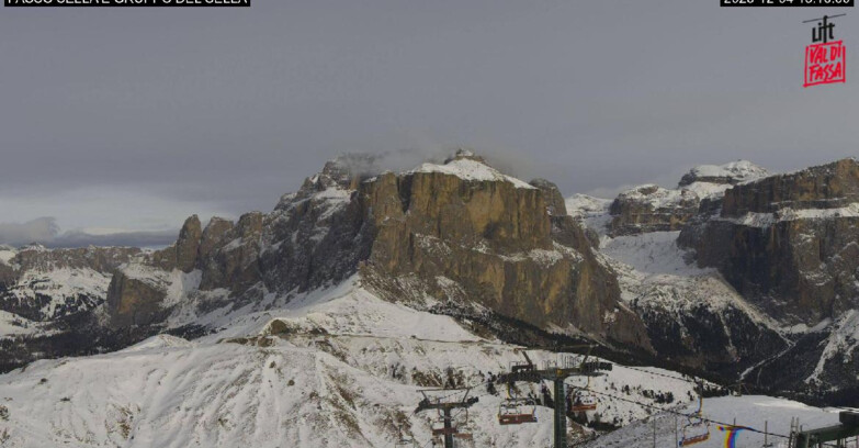 Webcam Campitello-Mazzin-Col Rodella - Canazei - Passo Pordoi - Sass Pordoi