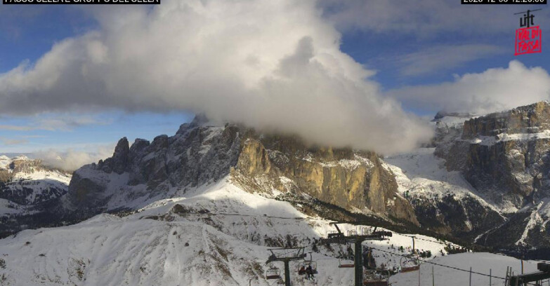 Webcam Campitello-Mazzin-Col Rodella - Canazei - Passo Pordoi - Sass Pordoi