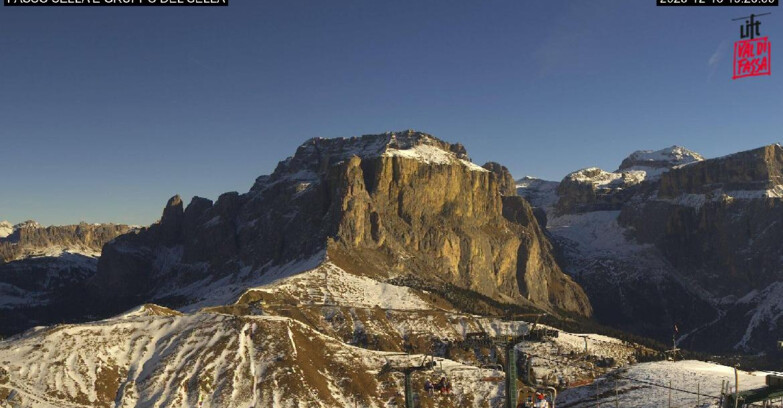 Webcam Campitello-Mazzin-Col Rodella  - Campitello di Fassa - Canazei - Gruppo del Sella