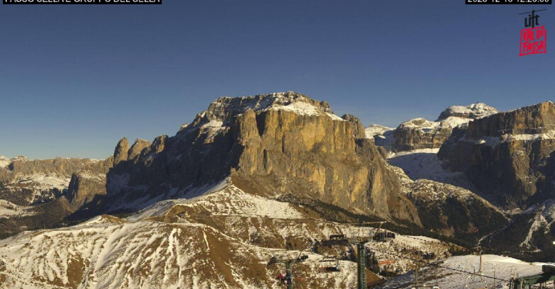 Webcam Campitello-Mazzin-Col Rodella  - Campitello di Fassa - Canazei - Gruppo del Sella