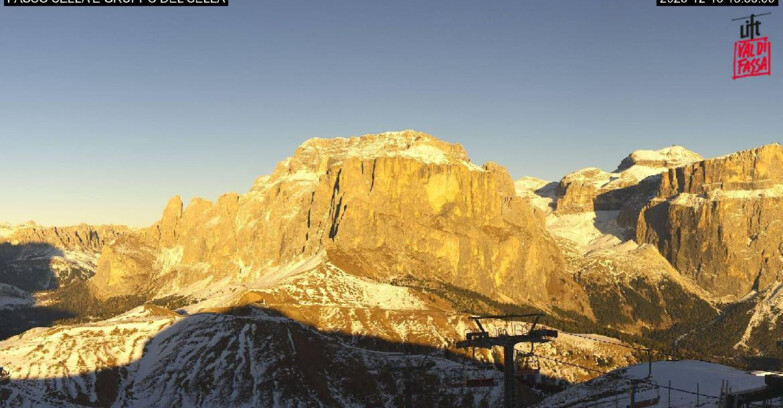 Webcam Campitello-Mazzin-Col Rodella  - Campitello di Fassa - Canazei - Gruppo del Sella